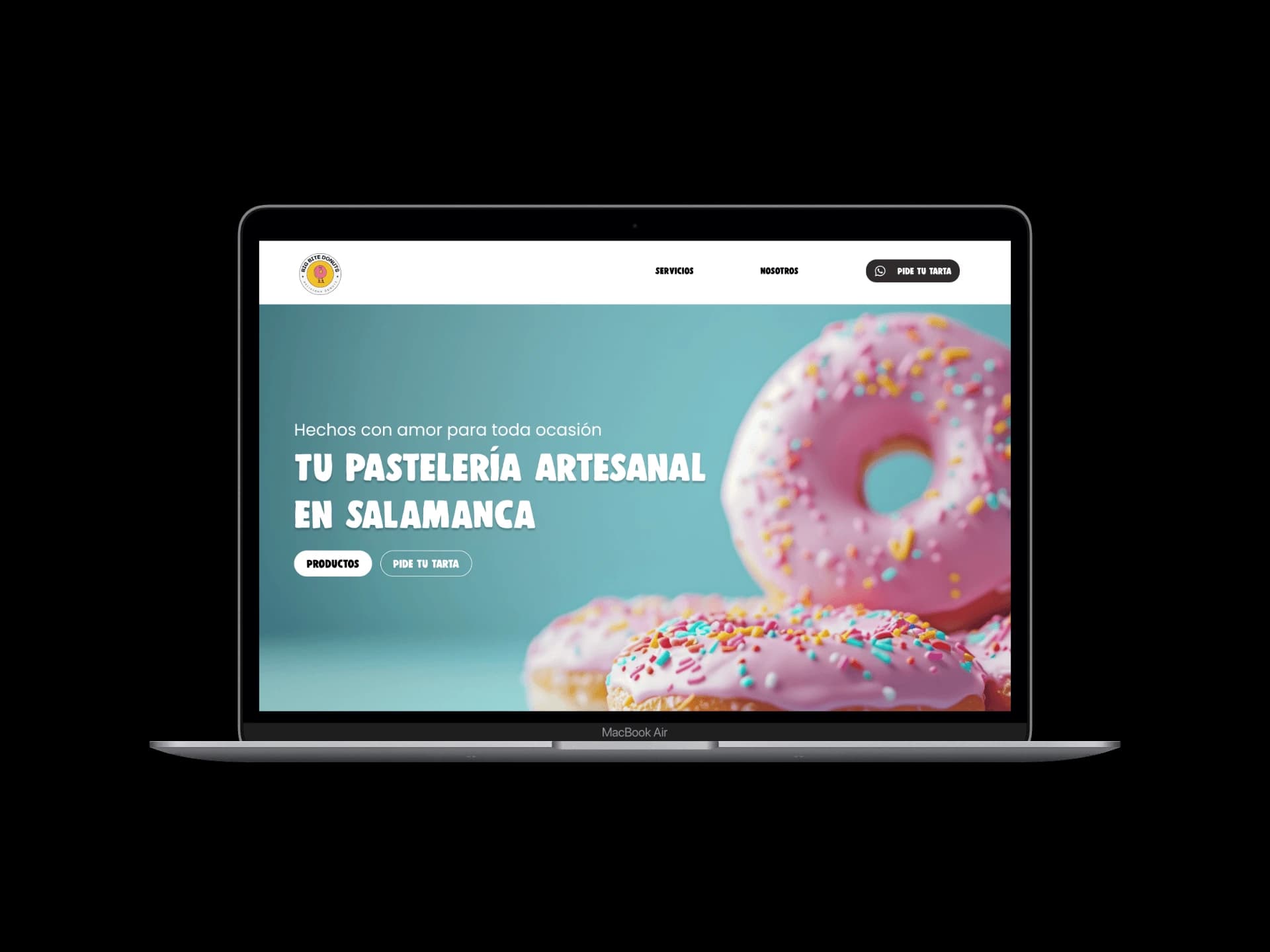 Creación de una web de pastelería