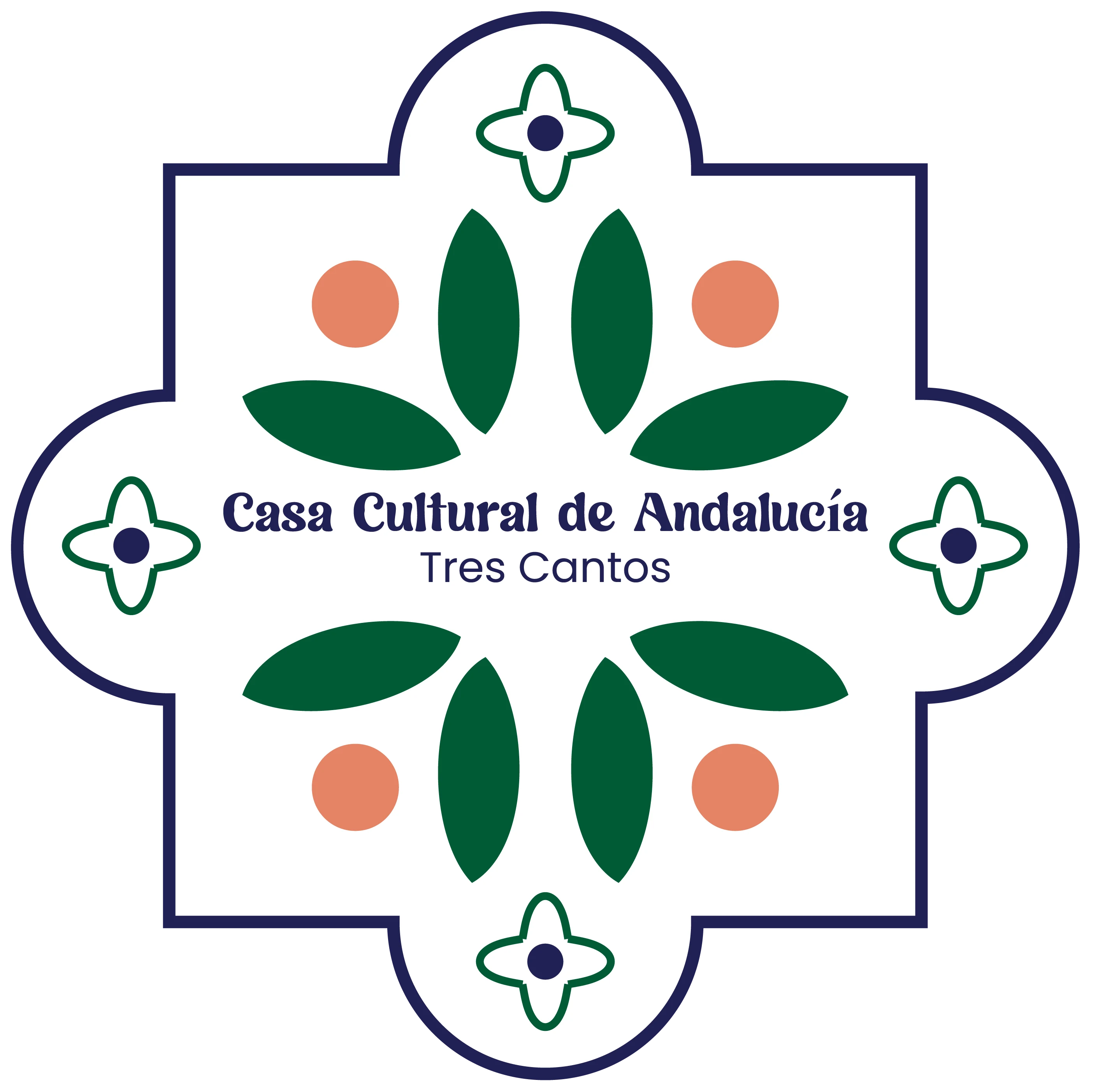 Logotipo de Branding de la casa cultural de Andalucía